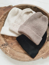 Muffy mohairbeanie, black