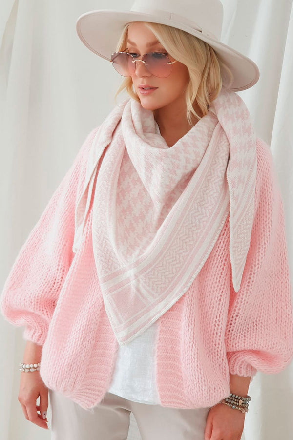 Agriano scarf, candy pink