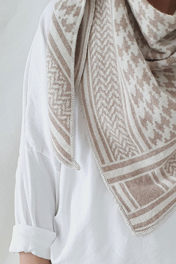 Agriano scarf, sand