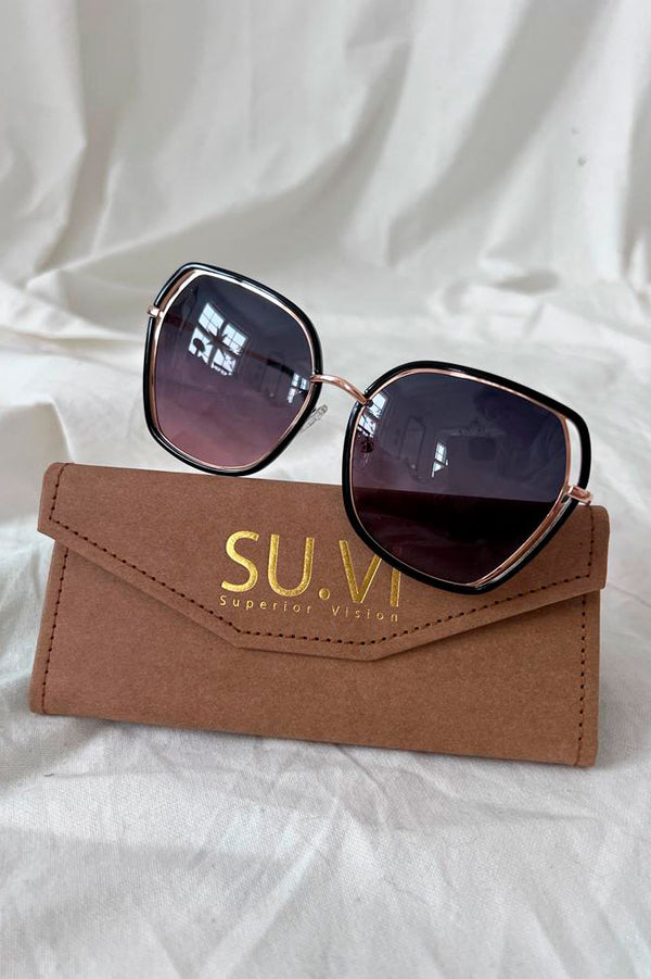 Sunglasses 53018, black/gold