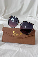Sunglasses 53018, black/gold