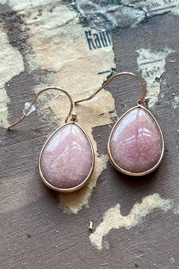 Everly earrings, old pink