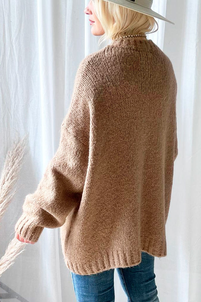 Isabella knit, caramel