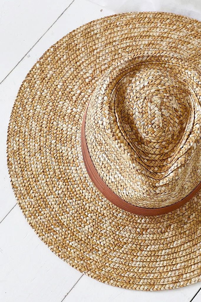 Joanna sun hat, honey/lion