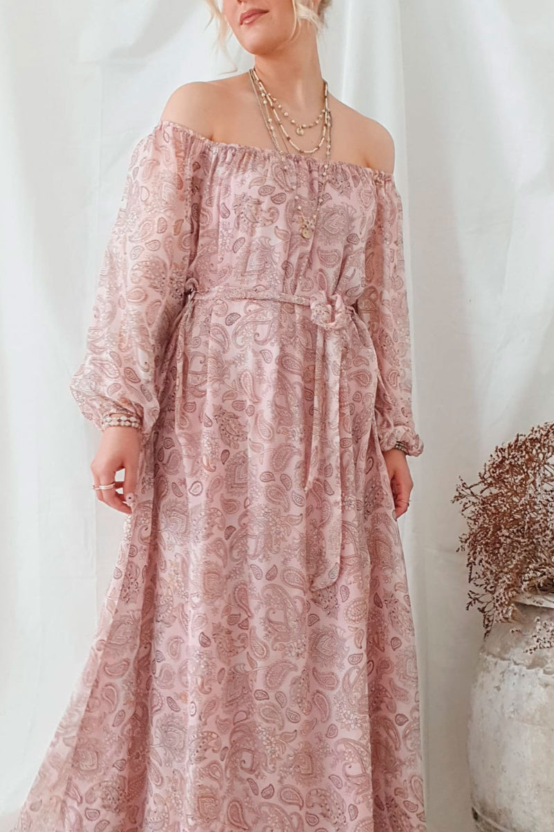 Merilyn viscose dress, roosa