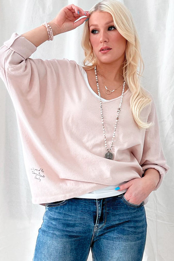 Miley cotton shirt, rose