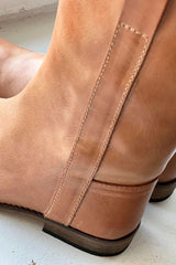 Simone boots, dark tan