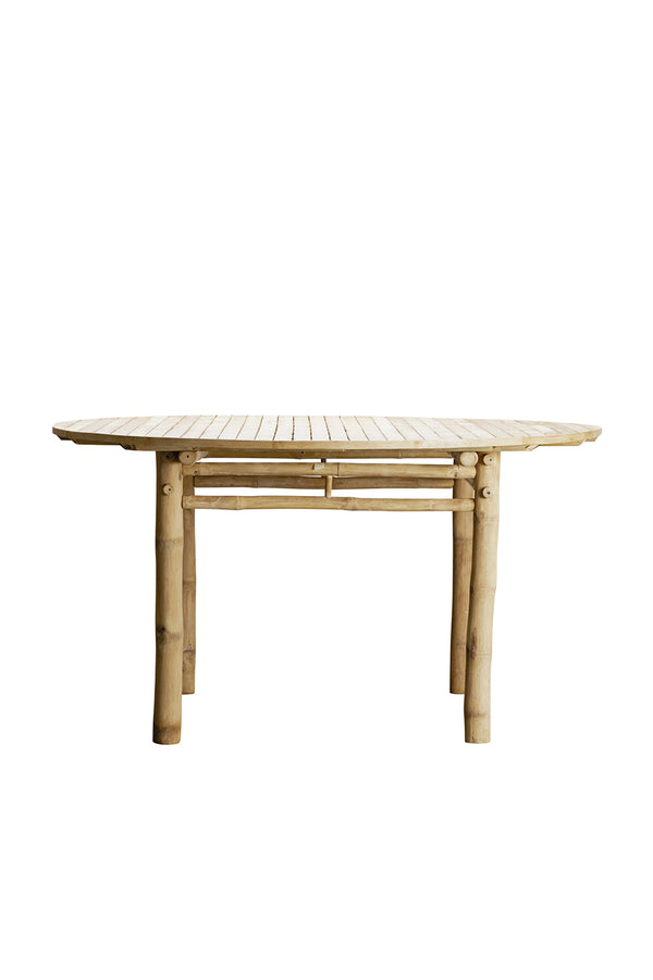 Bamboo dining table, 140x75cm