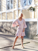 Juliet linen dress, blush pink