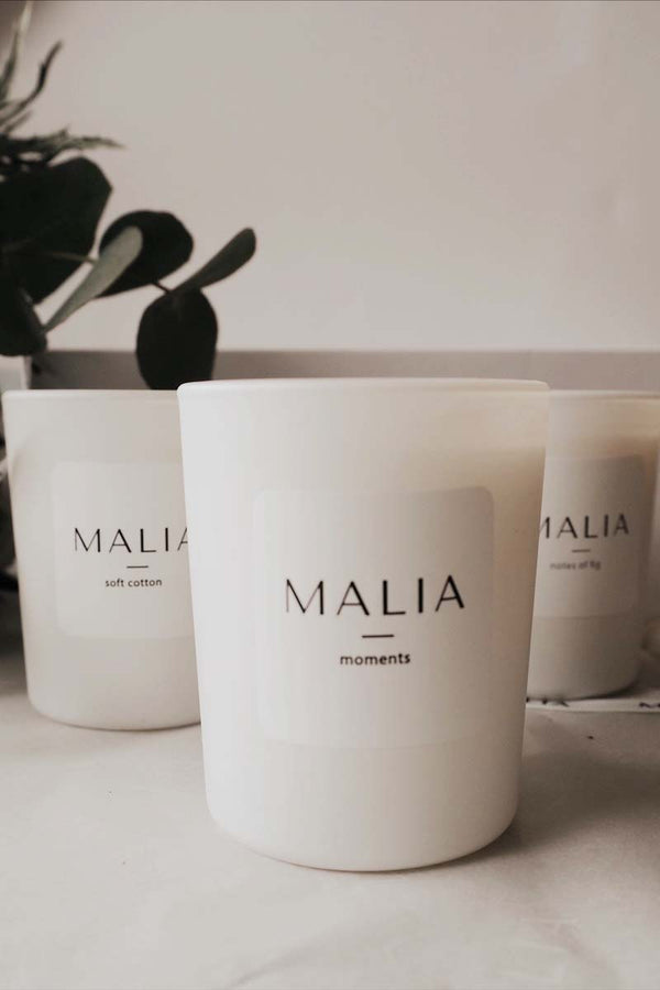Malia moments scented candle, 180g