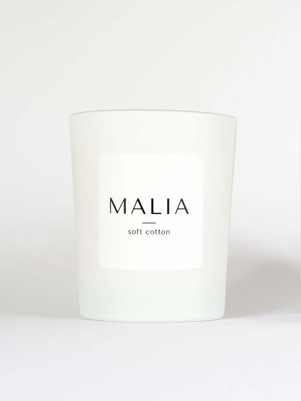 Malia soft cotton scented candle, 180g